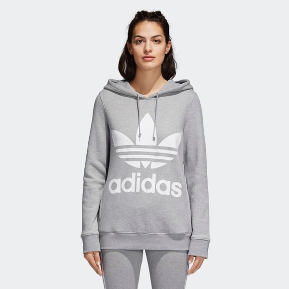adidas Tops - Grey Adidas Hoodie